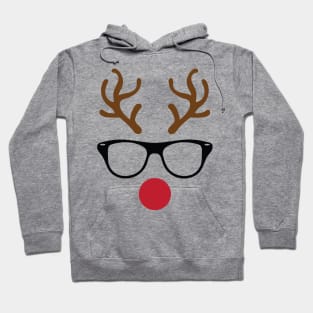 Rudolf Face Hoodie